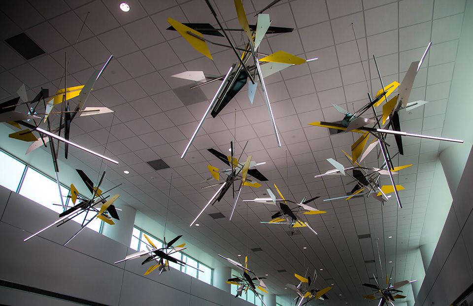 Anibal Catalan Denver Airport permanent installation art work mexiko usa