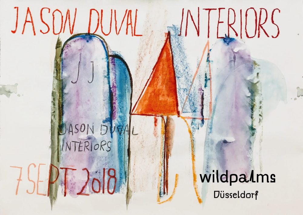 Jason DUval Interiors show at wildpalms' new gallery space in Düsseldorf