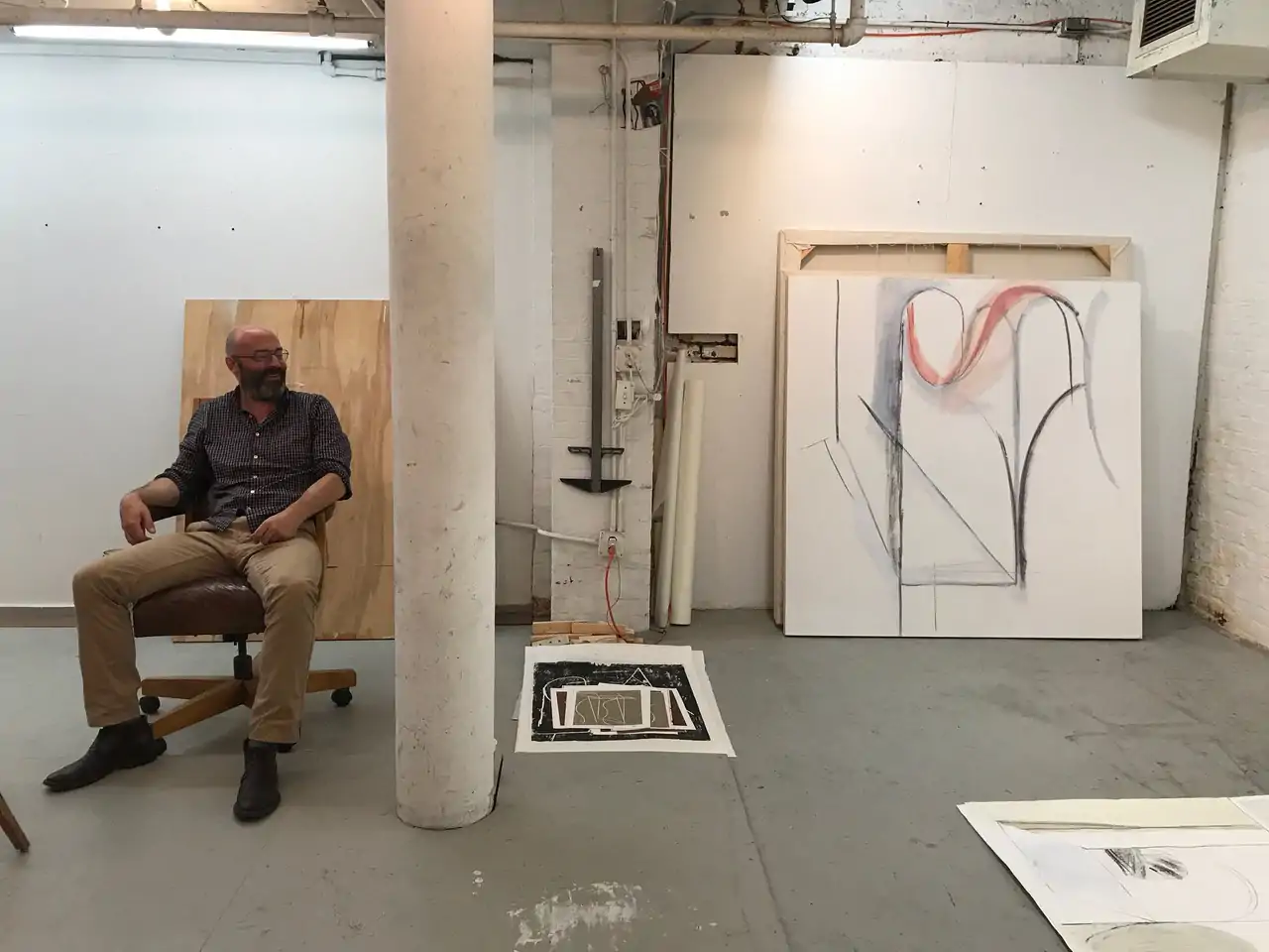 Jason Duval in his New York Atelier