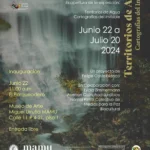Exhibition Territorios de Agua with Felipe Castelblanco in institutional Museum. Art and ecologies, with waterfall