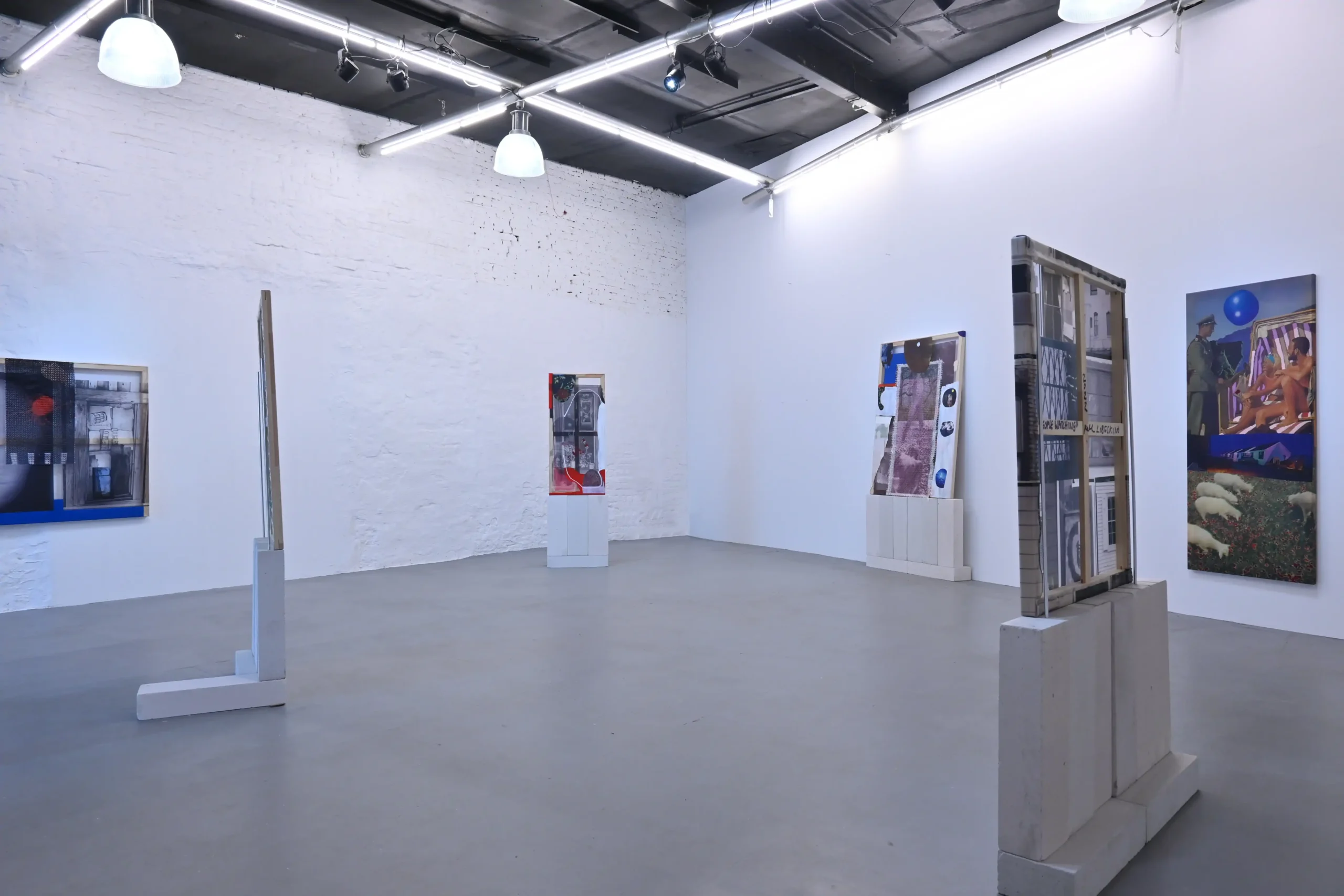 Strike exhibition view 11 at Wild Palms with works by Patricia Domínguez, Elektra KB, and Rachel Libeskind