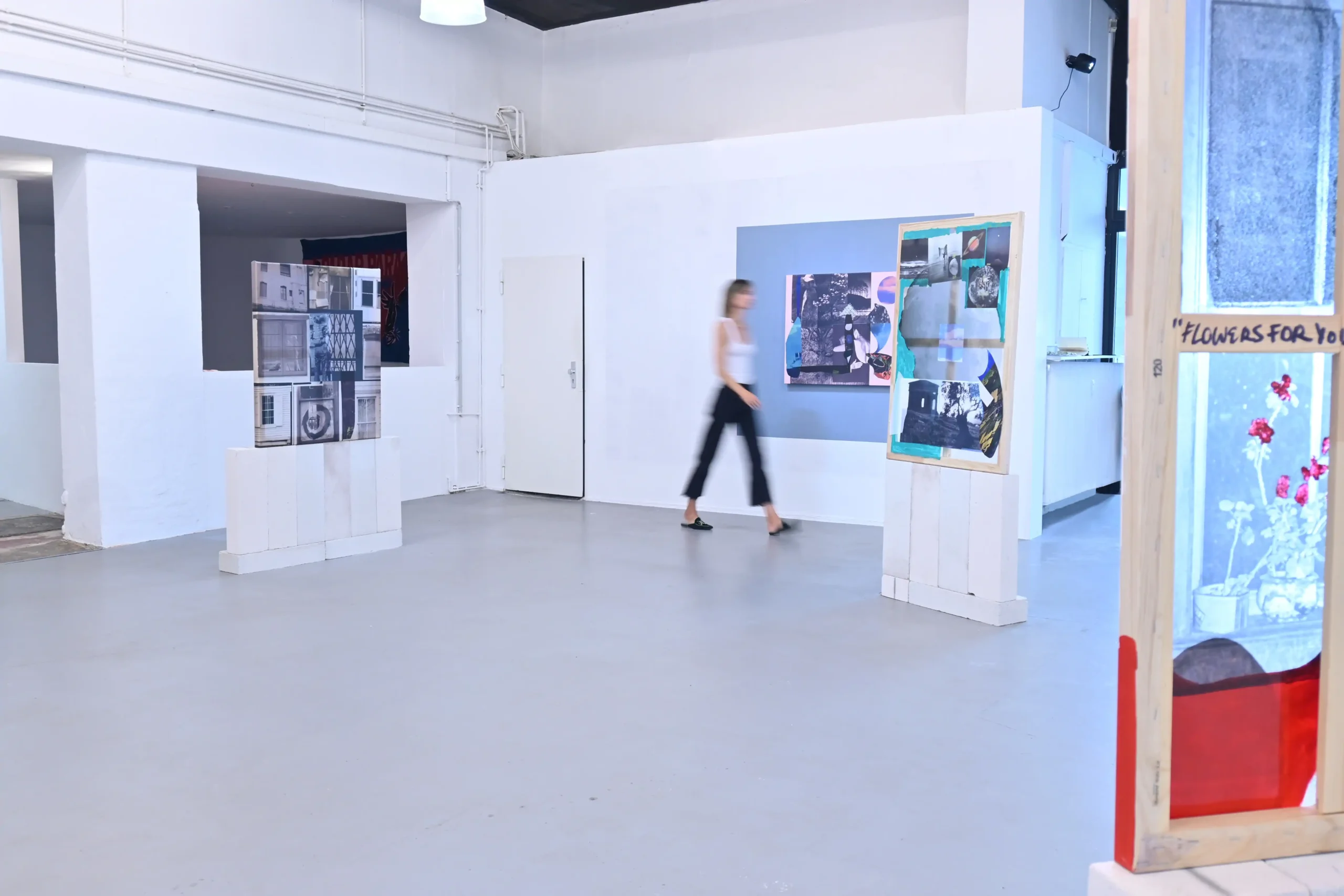 Strike exhibition view 5 at Wild Palms with works by Patricia Domínguez, Elektra KB, and Rachel Libeskind