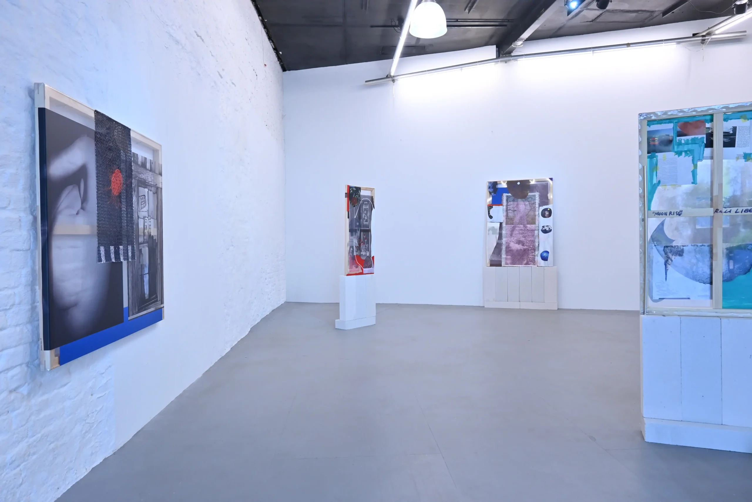 Strike exhibition view 9 at Wild Palms with works by Patricia Domínguez, Elektra KB, and Rachel Libeskind