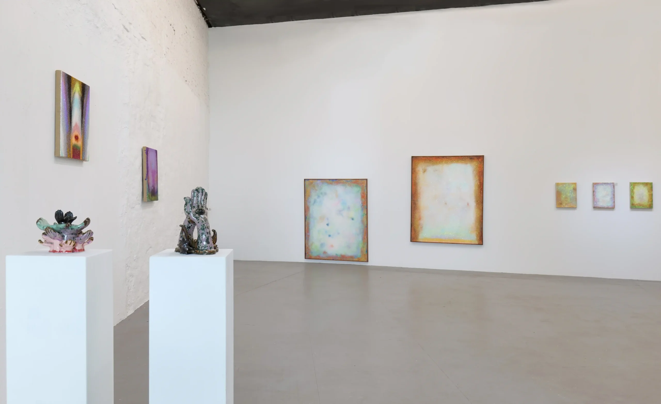 A Review in Glitter exhibition view, curated by Alexandra Meffert