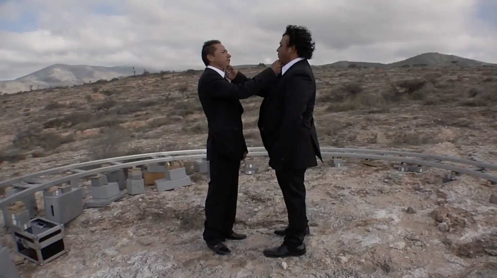 Video still from Le premier qui rira by Mauricio Limón de León