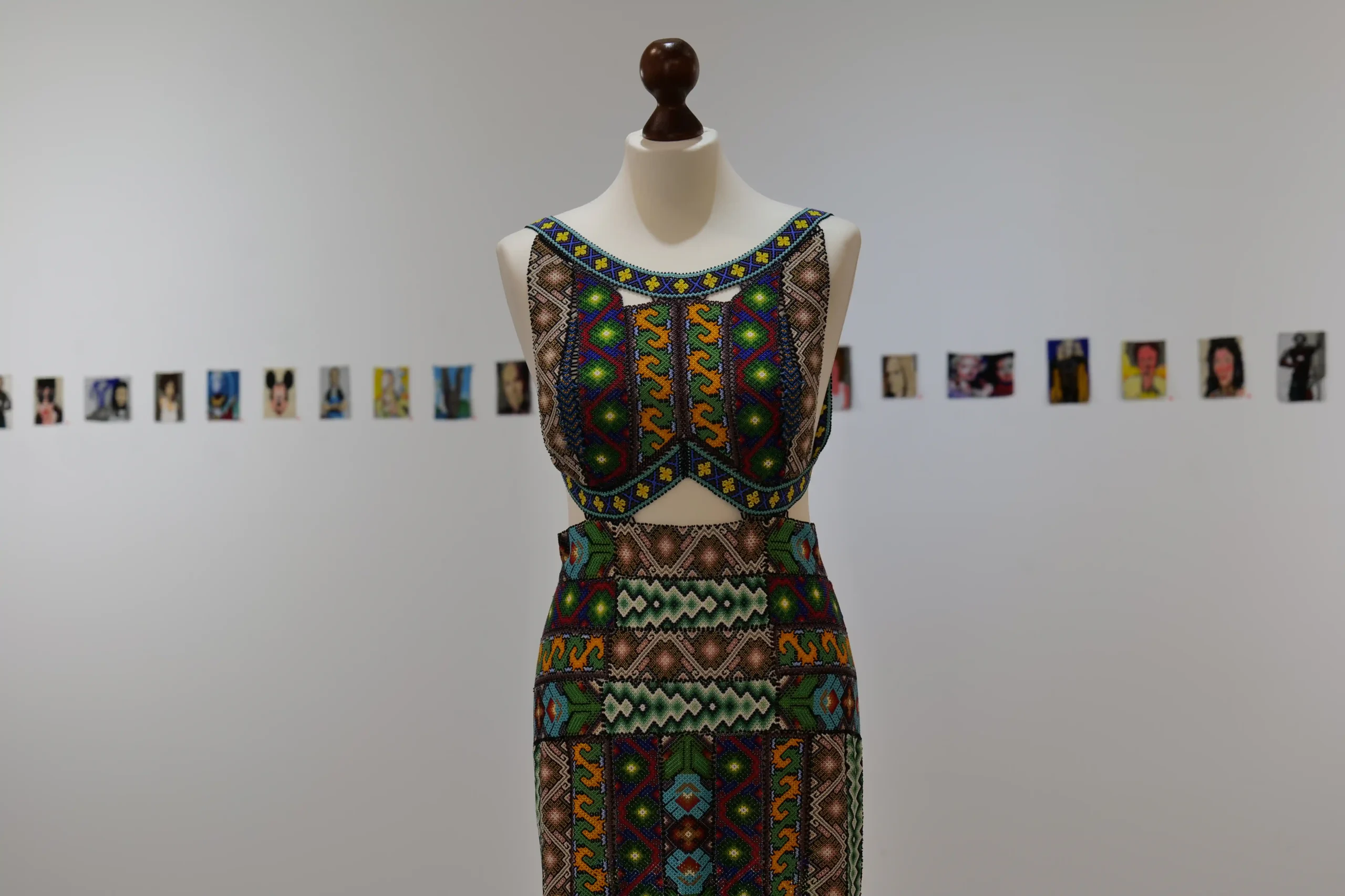 Textile installation by Mauricio Limón de León and Román Carillo at Wild Palms