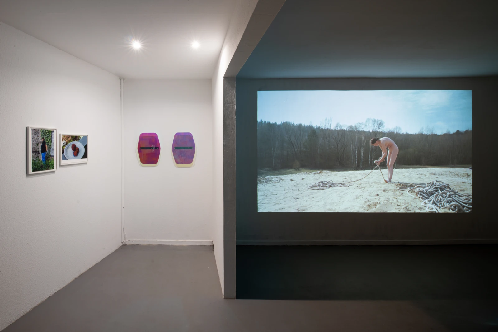 Club Quarantina, exhibition view at Wildpalms, Düsseldorf, curated by Gilles Neiens