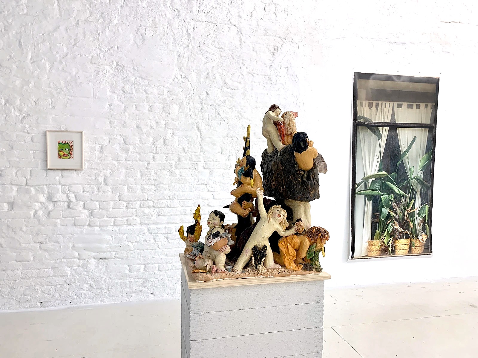 Chris Hammerlein's work, A Fairly Secret Army, George Gallery x wildpalms, curated by Paul Whiting. Photo Charles Cohen.