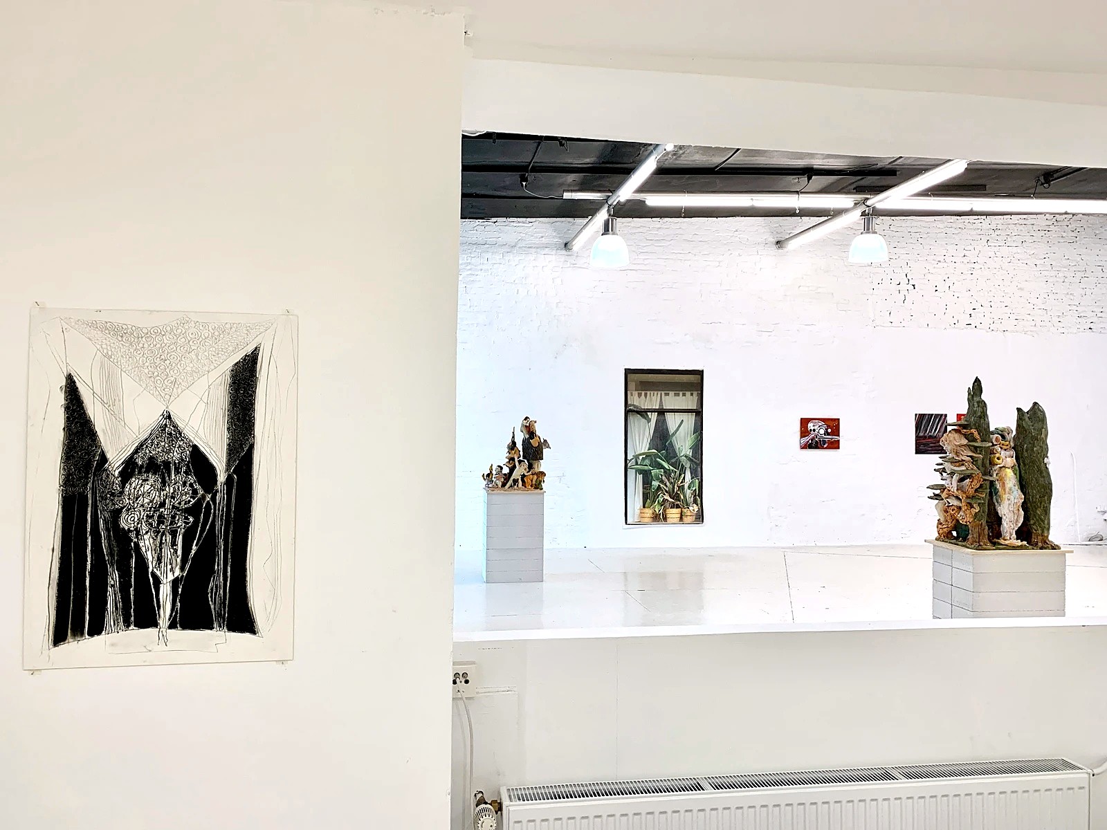 Installation view, A Fairly Secret Army, George Gallery x wildpalms, curated by Paul Whiting.