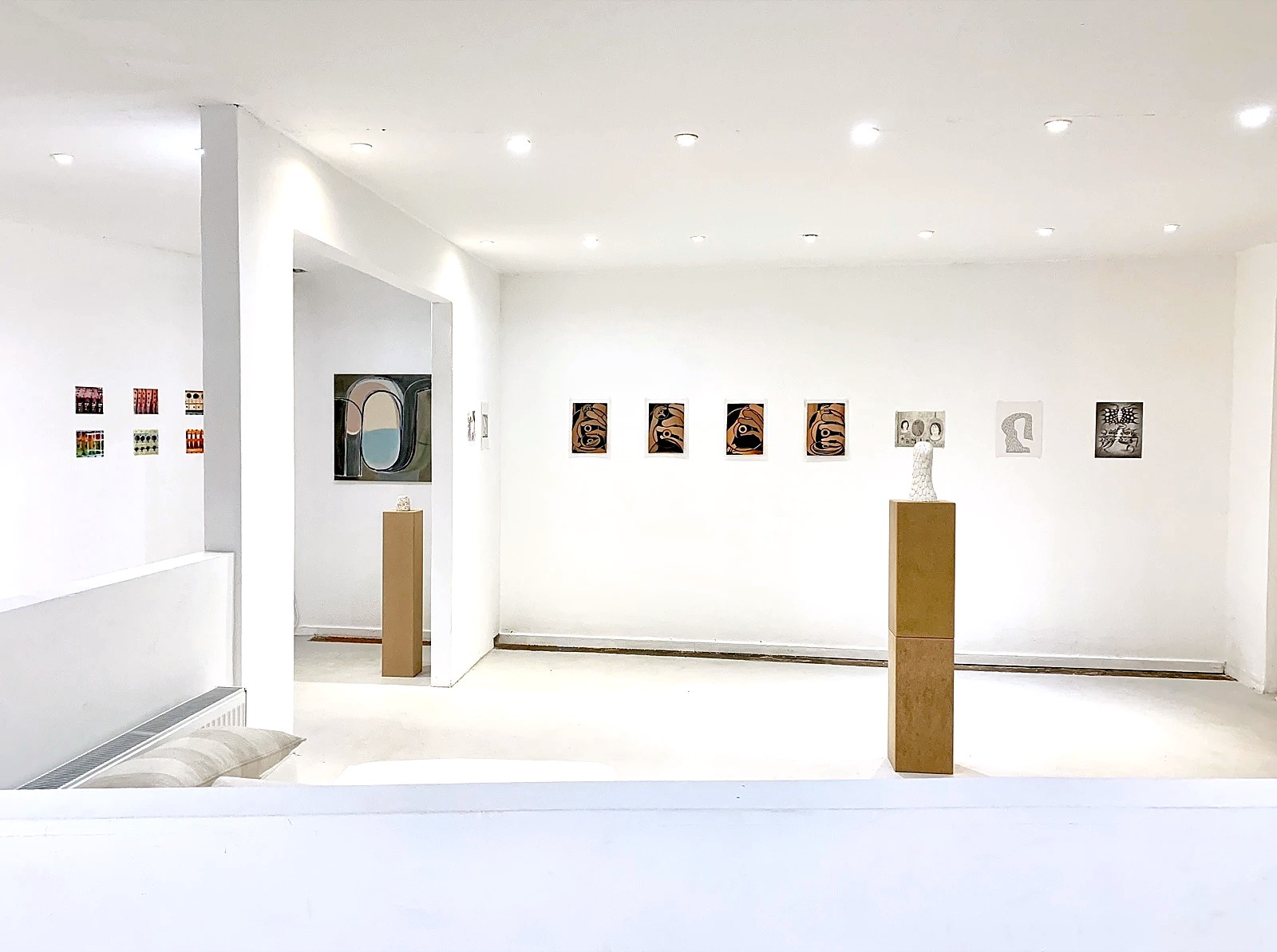 Installation view, A Fairly Secret Army, George Gallery x wildpalms, curated by Paul Whiting.