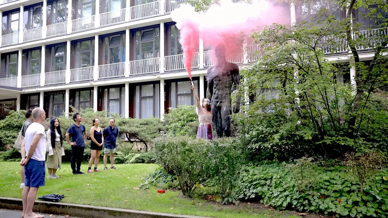 Manufacturing Anti-Monument, exhibition view at Wildpalms, Düsseldorf, curated by Antimonument e.V. & Shinpei Takeda
